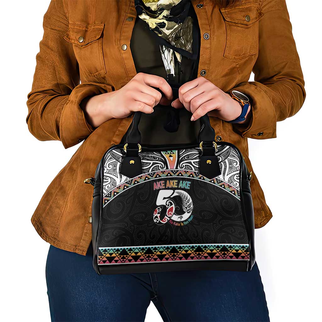 50 Years Kia Kaha Te Reo Maori Shoulder Handbag Ake Ake Ake! - Aussie Hoodie