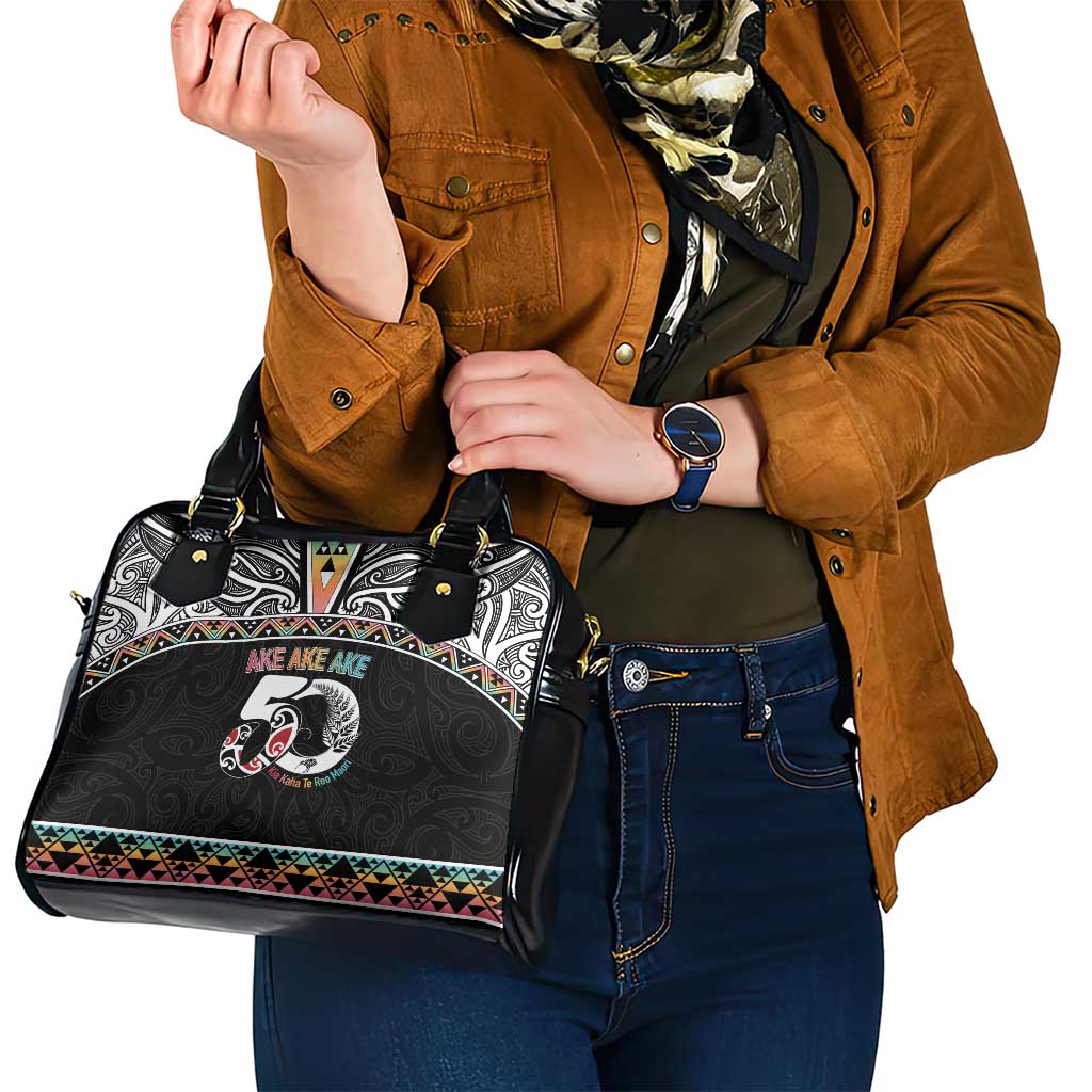 50 Years Kia Kaha Te Reo Maori Shoulder Handbag Ake Ake Ake! - Aussie Hoodie