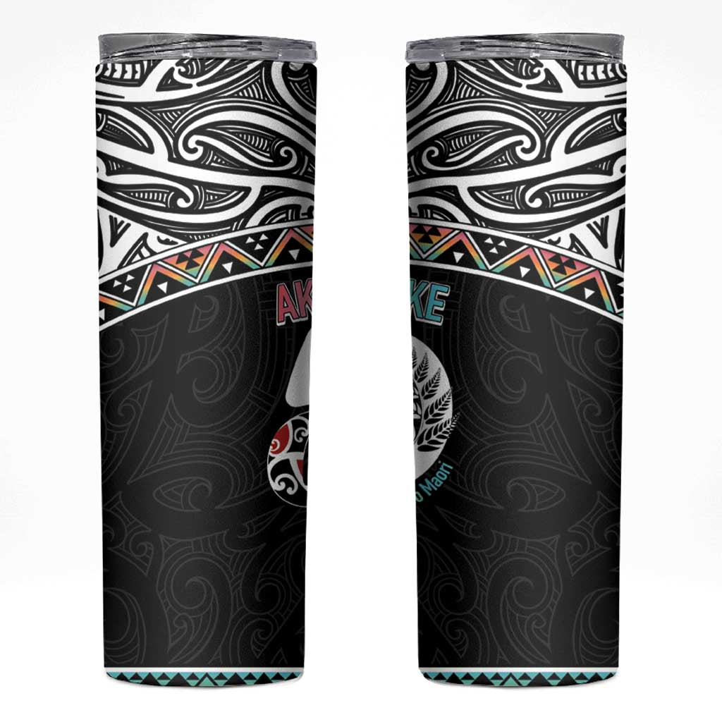 50 Years Kia Kaha Te Reo Maori Skinny Tumbler Ake Ake Ake! - Aussie Hoodie
