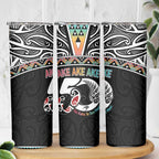 50 Years Kia Kaha Te Reo Maori Skinny Tumbler Ake Ake Ake! - Aussie Hoodie