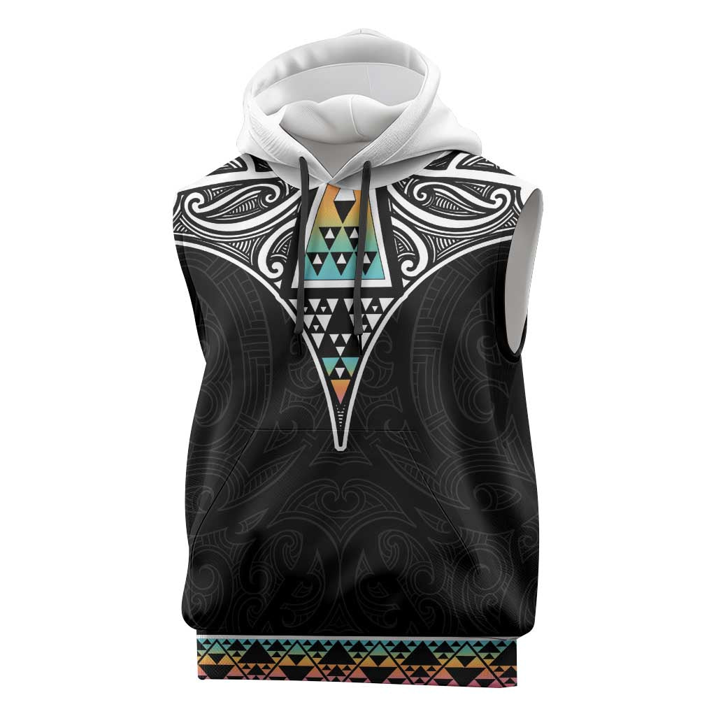 50 Years Kia Kaha Te Reo Maori Sleeveless Hoodie Ake Ake Ake! - Aussie Hoodie