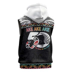50 Years Kia Kaha Te Reo Maori Sleeveless Hoodie Ake Ake Ake! - Aussie Hoodie
