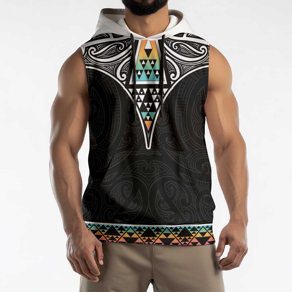 50 Years Kia Kaha Te Reo Maori Sleeveless Hoodie Ake Ake Ake! - Aussie Hoodie