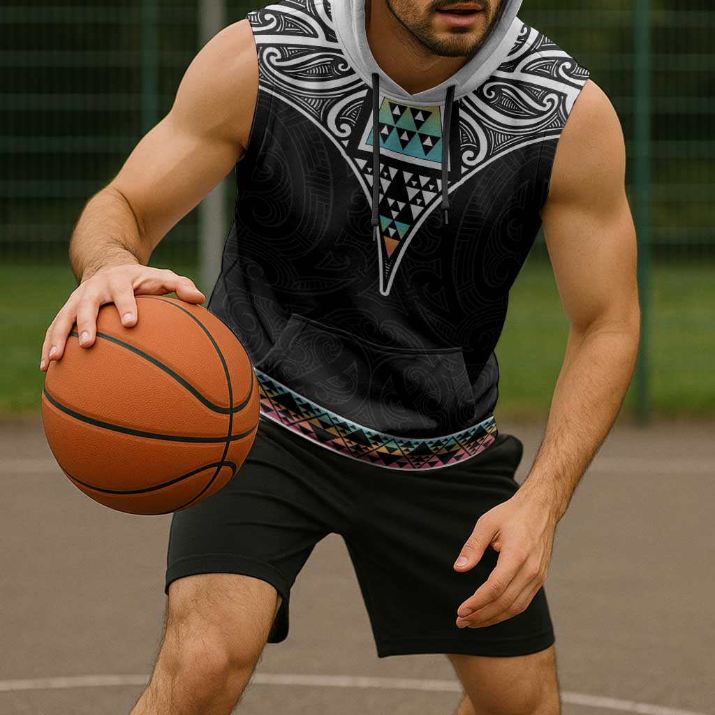 50 Years Kia Kaha Te Reo Maori Sleeveless Hoodie Ake Ake Ake! - Aussie Hoodie
