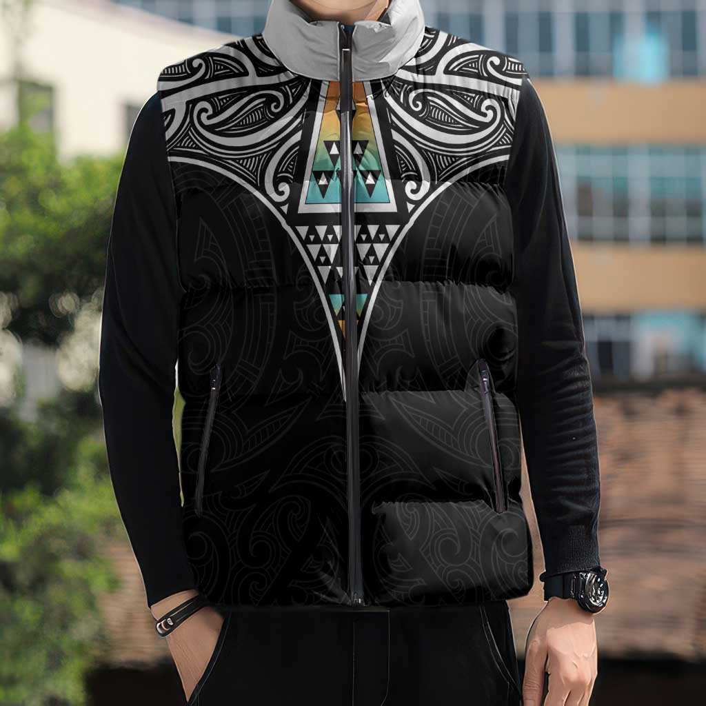 50 Years Kia Kaha Te Reo Maori Sleeveless Puffer Jacket Ake Ake Ake! - Aussie Hoodie