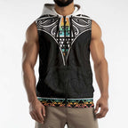 50 Years Kia Kaha Te Reo Maori Sleeveless Zip Hoodie Ake Ake Ake! LT7