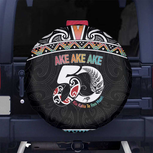 50 Years Kia Kaha Te Reo Maori Spare Tire Cover Ake Ake Ake! - Aussie Hoodie