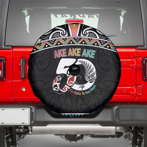 50 Years Kia Kaha Te Reo Maori Spare Tire Cover Ake Ake Ake! - Aussie Hoodie