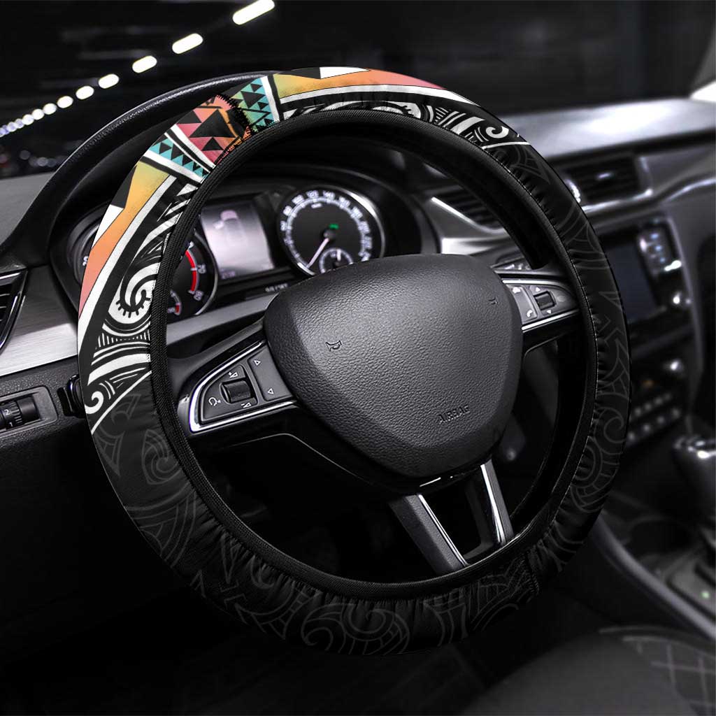 50 Years Kia Kaha Te Reo Maori Steering Wheel Cover Ake Ake Ake! - Aussie Hoodie