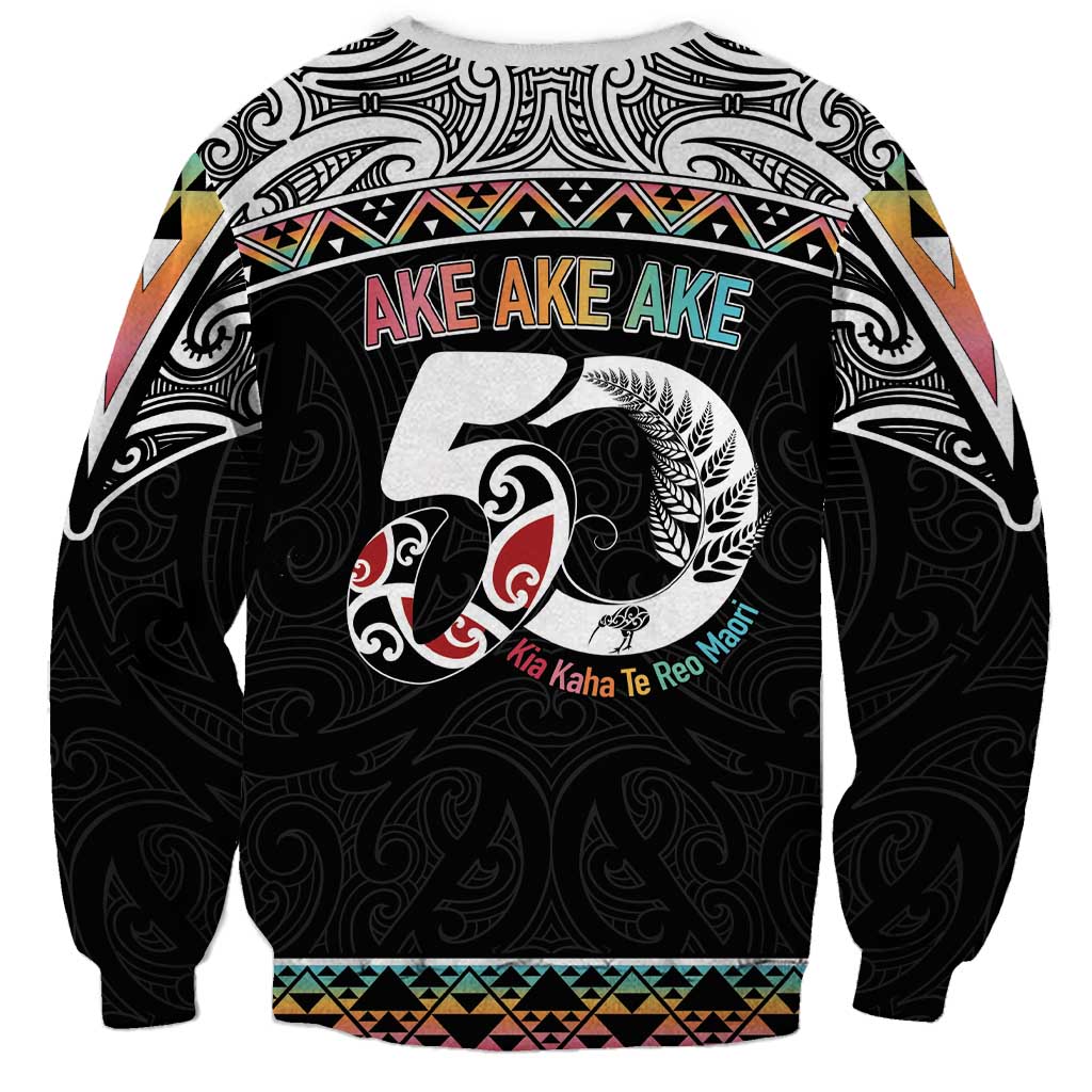 50 Years Kia Kaha Te Reo Maori Sweatshirt Ake Ake Ake! - Aussie Hoodie
