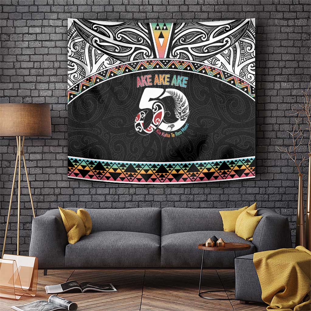 50 Years Kia Kaha Te Reo Maori Tapestry Ake Ake Ake! - Aussie Hoodie