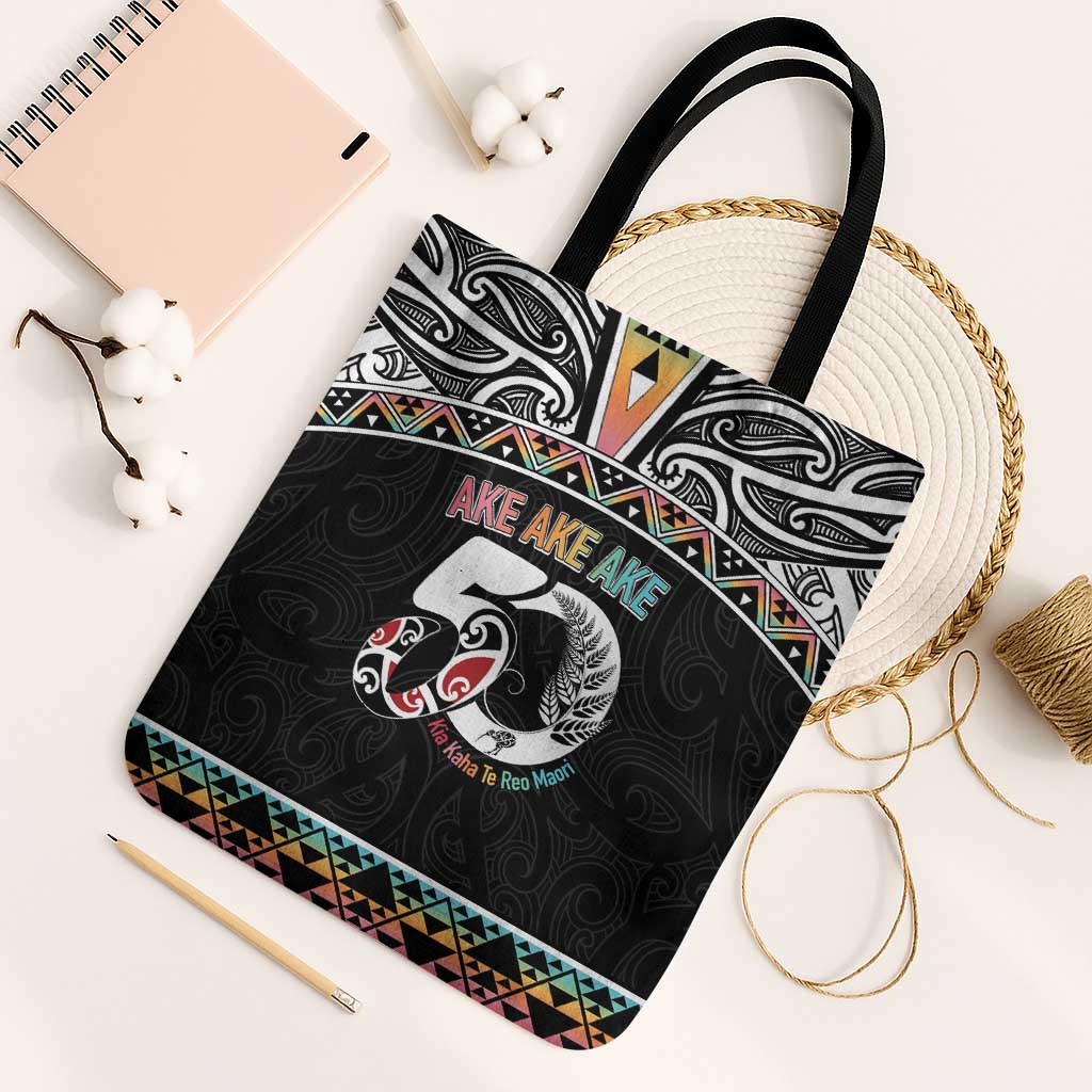 50 Years Kia Kaha Te Reo Maori Tote Bag Ake Ake Ake! - Aussie Hoodie