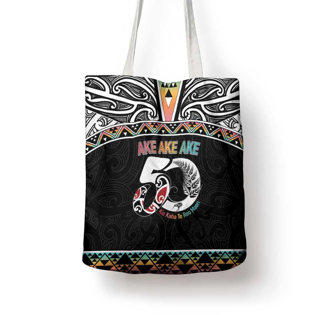50 Years Kia Kaha Te Reo Maori Tote Bag Ake Ake Ake! - Aussie Hoodie