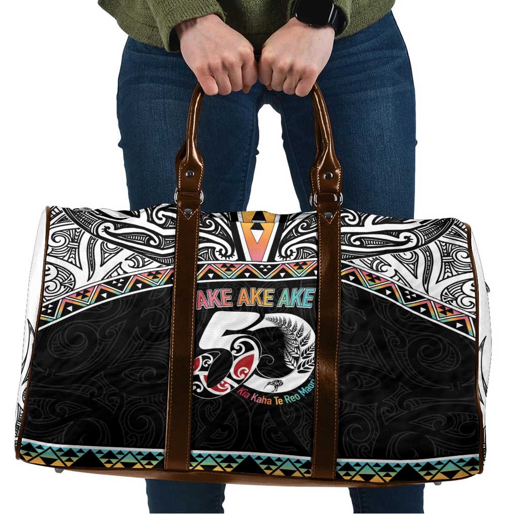 50 Years Kia Kaha Te Reo Maori Travel Bag Ake Ake Ake! - Aussie Hoodie