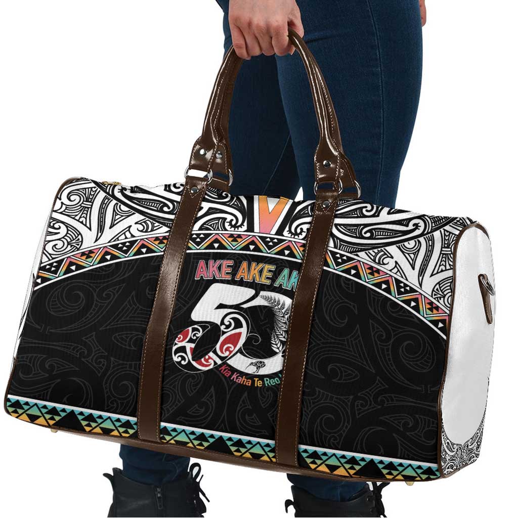 50 Years Kia Kaha Te Reo Maori Travel Bag Ake Ake Ake! - Aussie Hoodie