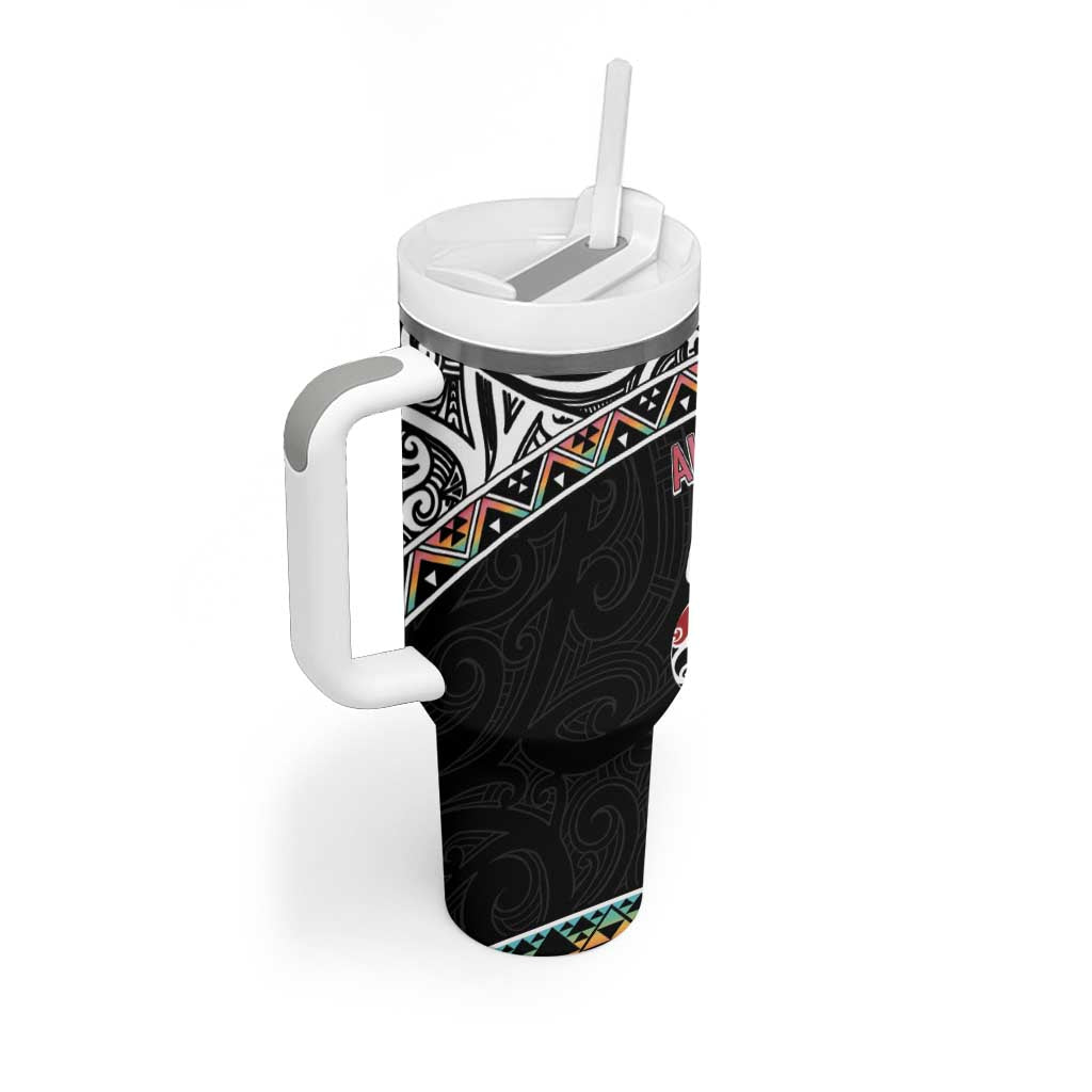 50 Years Kia Kaha Te Reo Maori Tumbler With Handle Ake Ake Ake! - Aussie Hoodie