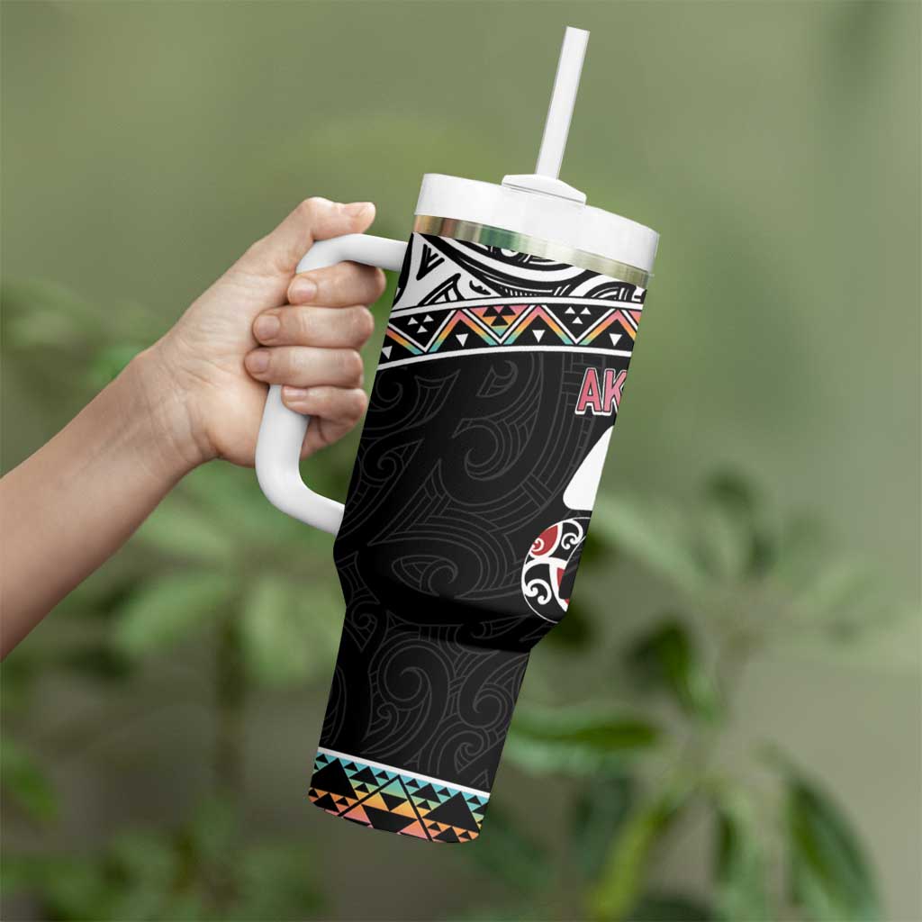 50 Years Kia Kaha Te Reo Maori Tumbler With Handle Ake Ake Ake! - Aussie Hoodie