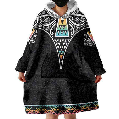 50 Years Kia Kaha Te Reo Maori Wearable Blanket Hoodie Ake Ake Ake! - Aussie Hoodie