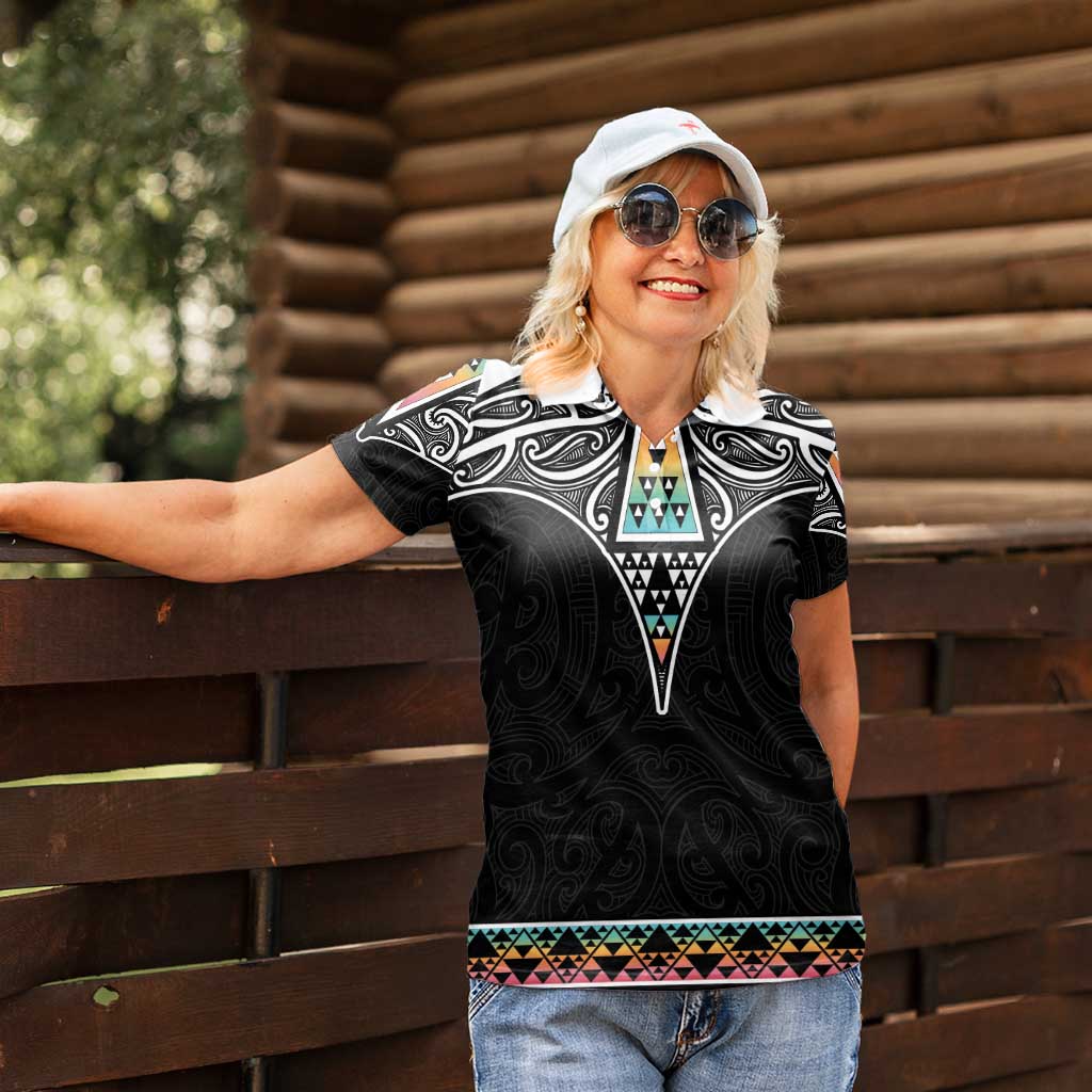 50 Years Kia Kaha Te Reo Maori Women Polo Shirt Ake Ake Ake! - Aussie Hoodie