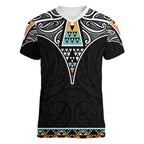 50 Years Kia Kaha Te Reo Maori Women V-Neck T-Shirt Ake Ake Ake! - Aussie Hoodie