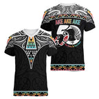 50 Years Kia Kaha Te Reo Maori Women V-Neck T-Shirt Ake Ake Ake! - Aussie Hoodie