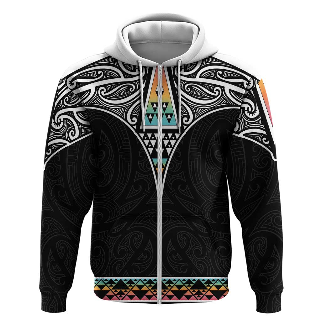50 Years Kia Kaha Te Reo Maori Zip Hoodie Ake Ake Ake! - Aussie Hoodie