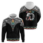 50 Years Kia Kaha Te Reo Maori Zip Hoodie Ake Ake Ake! - Aussie Hoodie