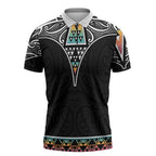 50 Years Kia Kaha Te Reo Maori Zipper Polo Shirt Ake Ake Ake! - Aussie Hoodie