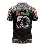50 Years Kia Kaha Te Reo Maori Zipper Polo Shirt Ake Ake Ake! - Aussie Hoodie