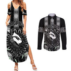 personalised-collingwood-football-couples-matching-summer-maxi-dress-and-long-sleeve-button-shirts-champions-go-magpies