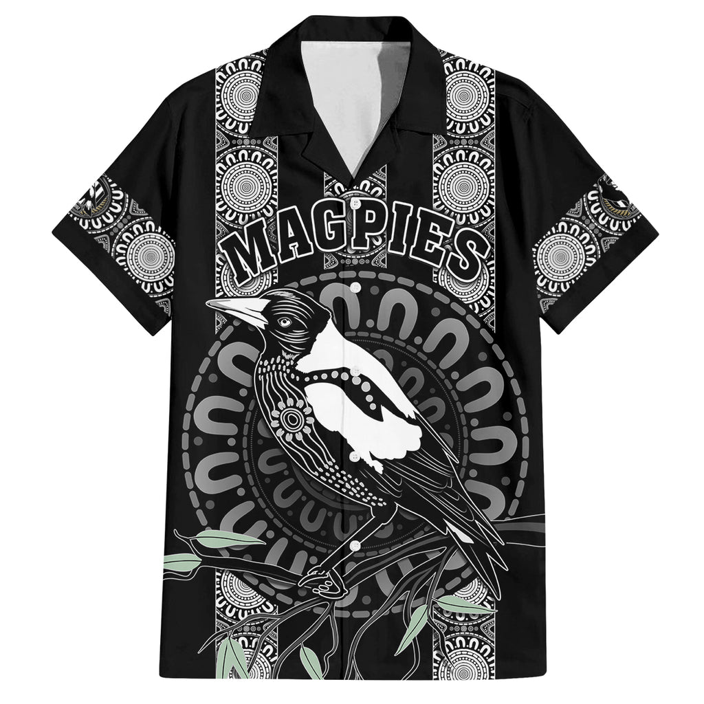 personalised-collingwood-football-family-matching-long-sleeve-bodycon-dress-and-hawaiian-shirt-champions-go-magpies