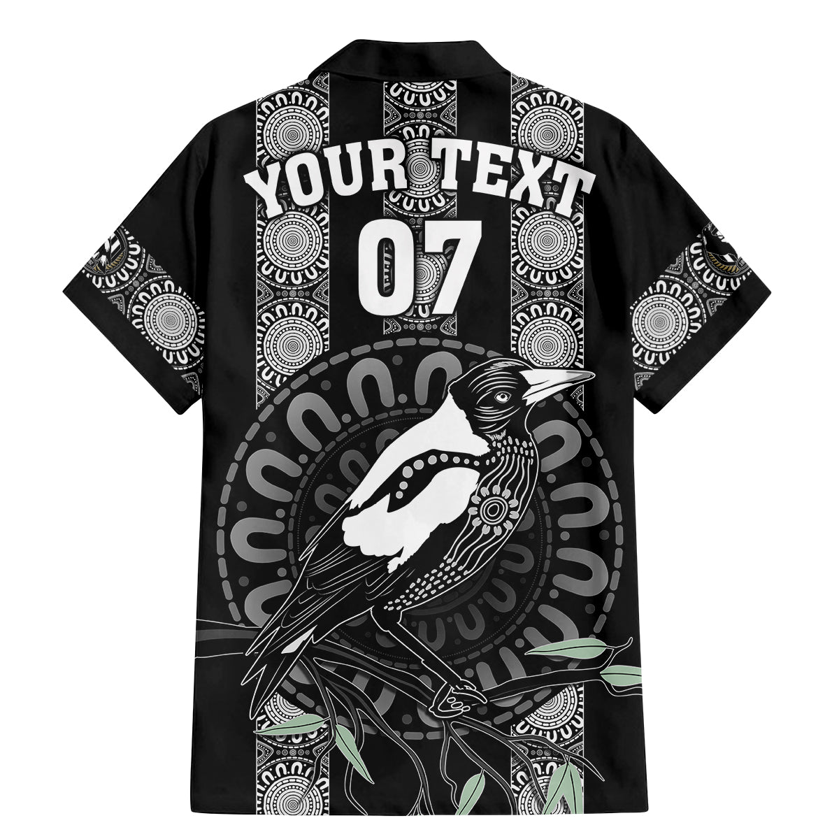 personalised-collingwood-football-family-matching-mermaid-dress-and-hawaiian-shirt-champions-go-magpies