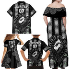 personalised-collingwood-football-family-matching-off-shoulder-maxi-dress-and-hawaiian-shirt-champions-go-magpies