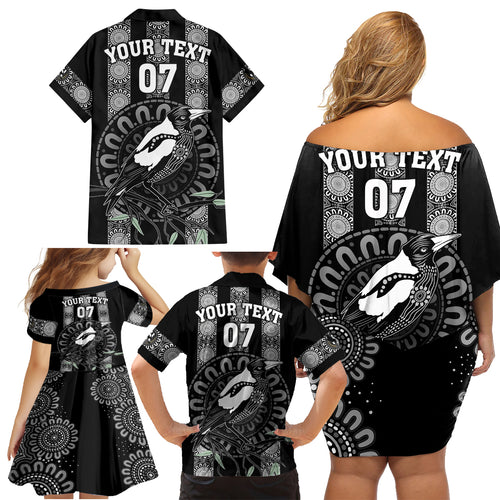 personalised-collingwood-football-family-matching-off-shoulder-short-dress-and-hawaiian-shirt-champions-go-magpies