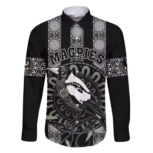 personalised-collingwood-football-family-matching-off-shoulder-short-dress-and-hawaiian-shirt-champions-go-magpies