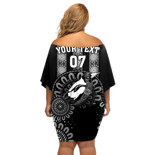 personalised-collingwood-football-family-matching-off-shoulder-short-dress-and-hawaiian-shirt-champions-go-magpies