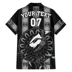 personalised-collingwood-football-family-matching-short-sleeve-bodycon-dress-and-hawaiian-shirt-champions-go-magpies