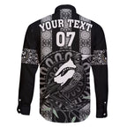 personalised-collingwood-football-family-matching-short-sleeve-bodycon-dress-and-hawaiian-shirt-champions-go-magpies