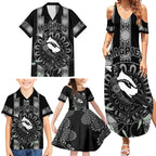 personalised-collingwood-football-family-matching-summer-maxi-dress-and-hawaiian-shirt-champions-go-magpies