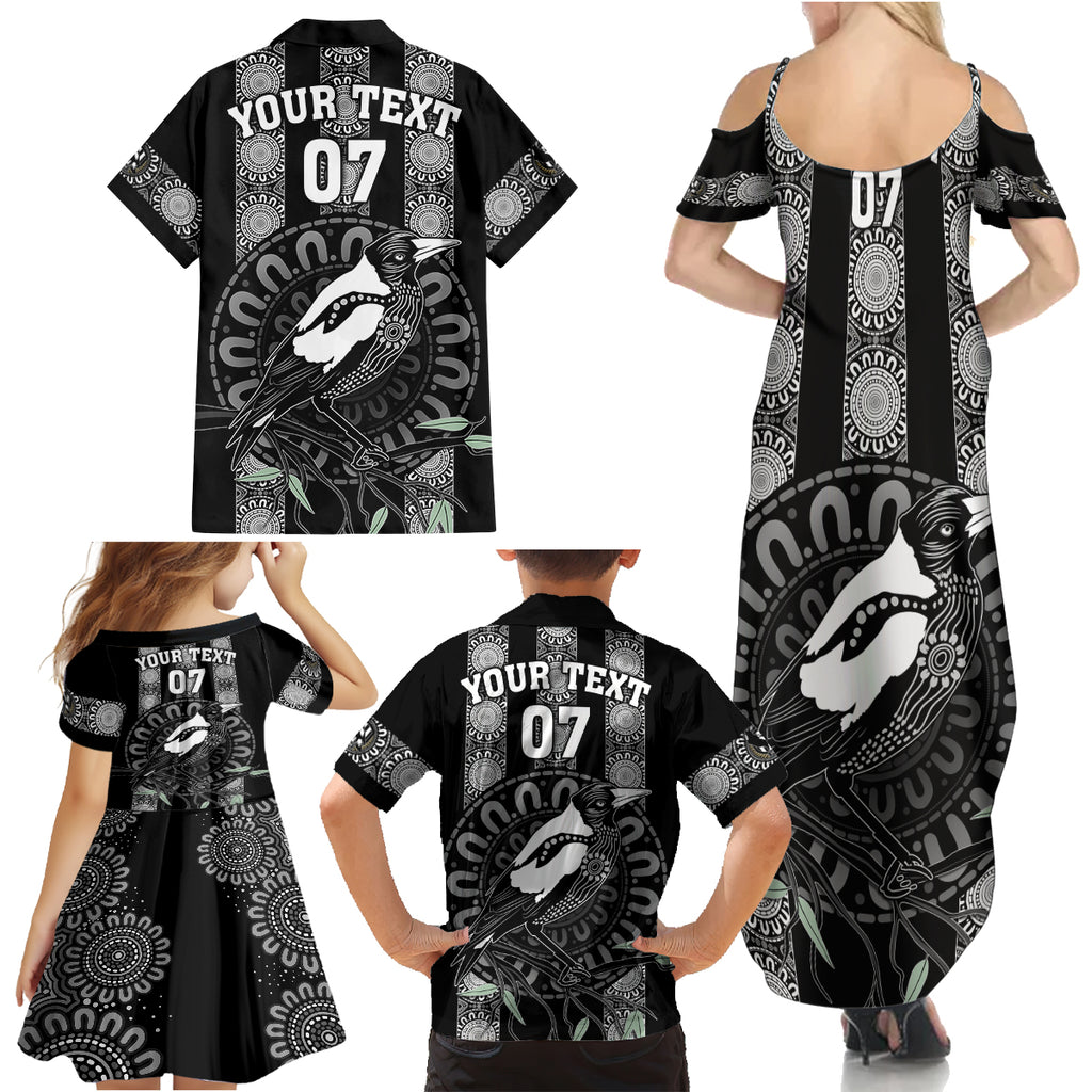 personalised-collingwood-football-family-matching-summer-maxi-dress-and-hawaiian-shirt-champions-go-magpies