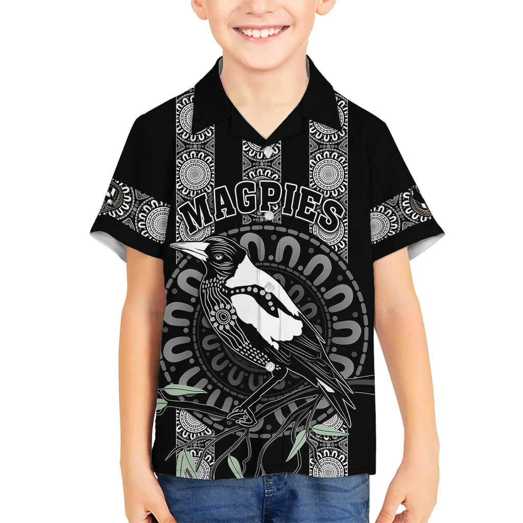 personalised-collingwood-football-kid-hawaiian-shirt-champions-go-magpies