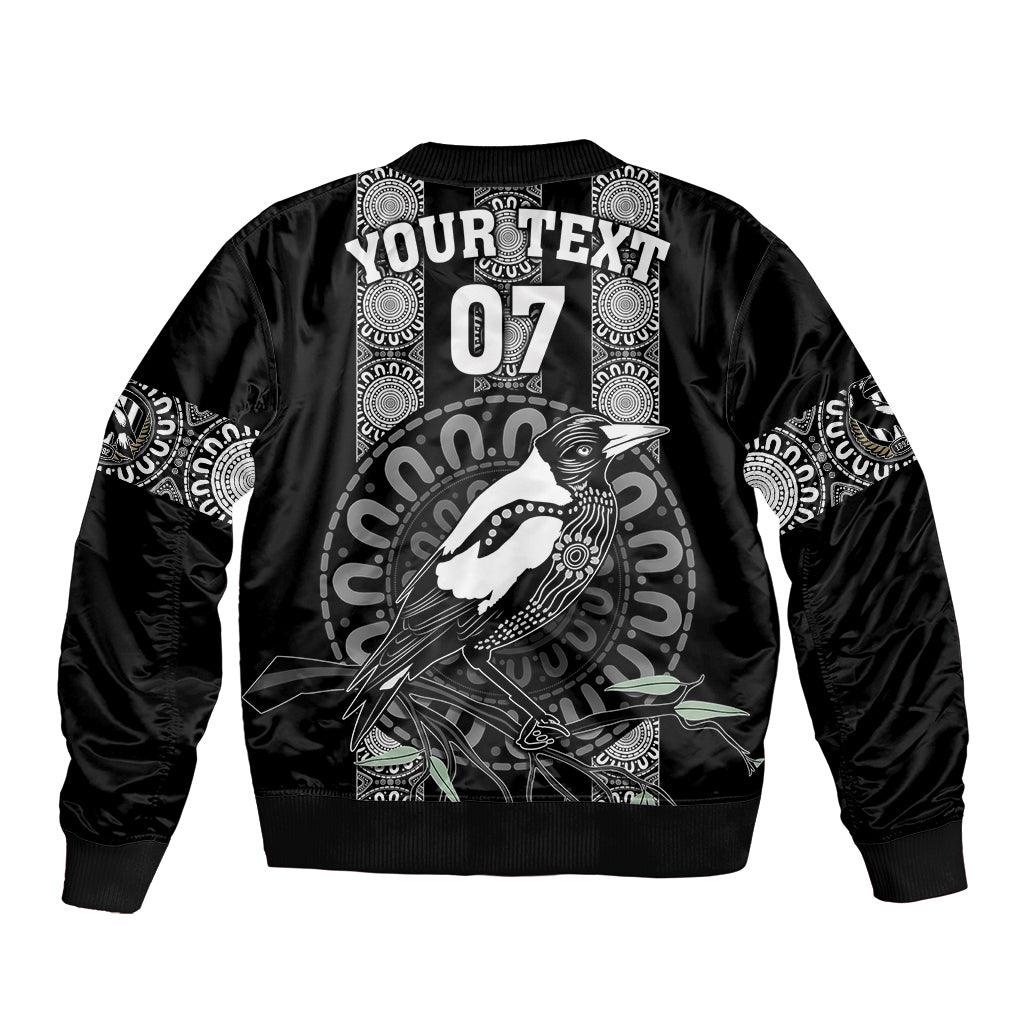 personalised-collingwood-football-sleeve-zip-bomber-jacket-champions-go-magpies