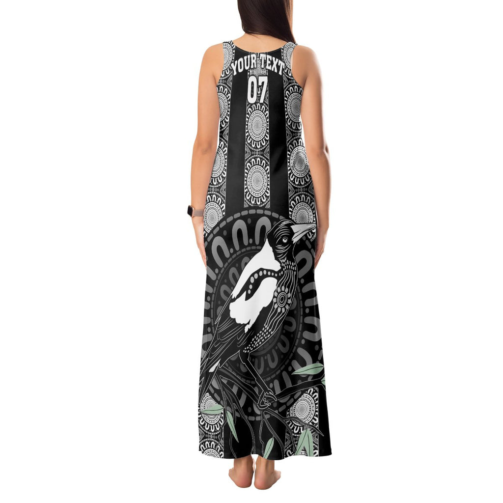 personalised-collingwood-football-tank-maxi-dress-champions-go-magpies