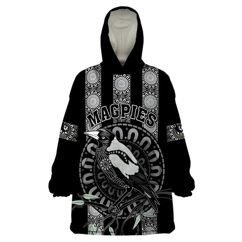 personalised-collingwood-football-wearable-blanket-hoodie-champions-go-magpies