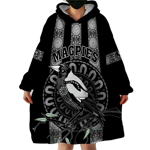personalised-collingwood-football-wearable-blanket-hoodie-champions-go-magpies