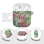 Australia Galah Birds Couple Christmas AirPods Case Mint Glaze