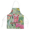 Australia Galah Birds Couple Christmas Apron Mint Glaze
