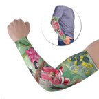 Australia Galah Birds Couple Christmas Arm Sleeves Mint Glaze