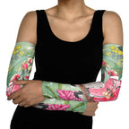 Australia Galah Birds Couple Christmas Arm Sleeves Mint Glaze