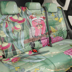 Australia Galah Birds Couple Christmas Back Car Seat Cover Mint Glaze